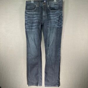 Authentic Icon Mens Jeans Dark Wash Slim Fit 34x32 Made in India